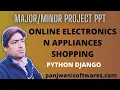 PPT - Online Electronics N Appliances Shopping Django Project PPT