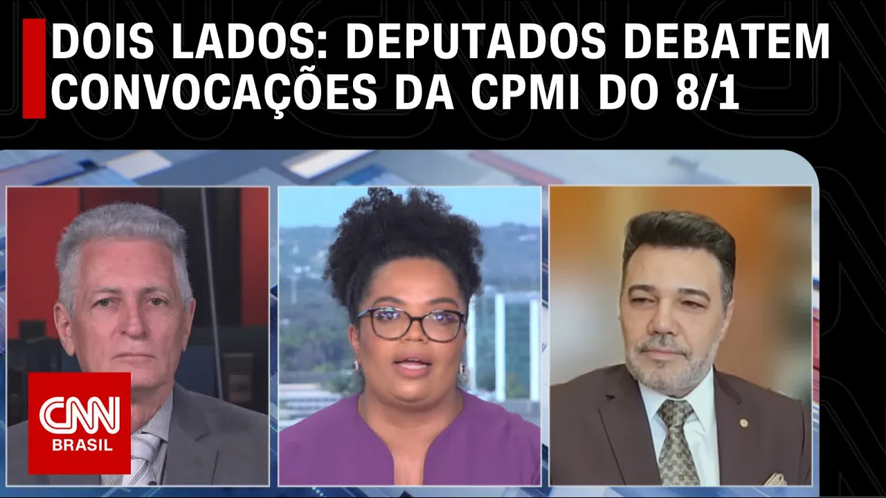 Dois Lados: Deputados debatem sobre convocações de aliados de Bolsonaro na CPMI do 8/1 | LIVE CNN