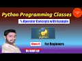 Python Programming classes in hindi class 9 By Amit sir Modulo Operator concepts with examples