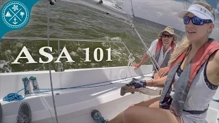 ASA 101 Basic Keelboat Sailing – Learning to Sail