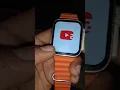 Youtube in t800 ultra smart watch #beat #bass #music #instrumental #backgroundmusic #smartwatch