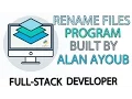 Rename Files Python Program - By Alan Ayoub