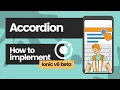 First Look Accordion List in Ionic Framework v6 Beta React