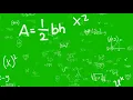 Math Background Greenscreen effect Chromakey - Copyright Free