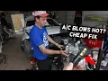 DODGE DART AC NOT WORKING AC BLOWS HOT AIR FIX