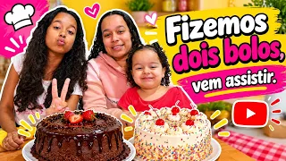 FIZEMOS 2 BOLOS DE CHOCOLATE | 1 PRA CASA E OUTRO PRO PAPAI LEVAR PRO TRABALHO VEM VER COMO FICOU 💥