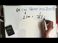 60 Cm How Much Inch Is There 60 centimeter How Much Is There Convert Cm To Inches Maths H