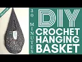 Beginner Crochet Hanging Basket
