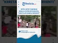 Lagu Tawuran Remaja di Perlintasan Rel, Kereta Api sampai Berhenti.
