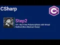 101 Run-Time Polymorphism with Virtual Method Non-Abstract Class