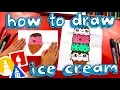 How To Draw An Ice Cream Tower Folding Surprise