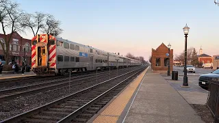 The Complete Metra Morning Rush Hour At LaGrange Road On March 26 2026