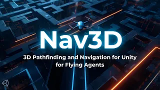 3D Pathfinding and Navigation for Flying AI Agents in Unity