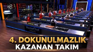 Masterchef Turkiye 2026 4 Dokunulmazlik oyunu kazanan takim belli oldu