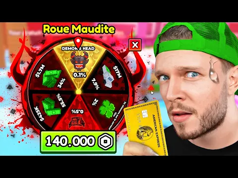 Video Thumbnail: J’ai Depensé 140,000 Robux dans cette Roue Maudite !