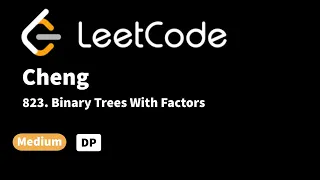 LeetCode 823 Binary Trees With Factors