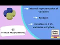Internal representation of python variable variables in python VS variables in C Pyobject