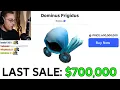 ohnepixel shocked by the most expensive Roblox skins ever sold