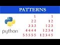 Reverse Right-angle Triangle Number Patterns in Python - Python Patterns