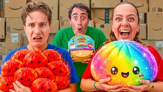 APRIAMO 100 PRODOTTI SQUISHY DUMPLING MISTERIOSI! *Squishy Raviolo Segreto*