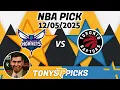 Charlotte Hornets vs Toronto Raptors Pick 25 NBA Pick Prediction
