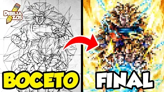 TUTORIAL "FÁCIL" 👀 | CÓMO DIBUJAR A GOKU SSJ3 Y VEGETA SSJ (👉 COLORES DE MADERA)