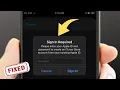 sign in required please enter your apple id and password to create an itunes store account fixed