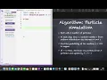 Particle simulation Nuclear decay