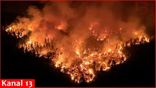 Turkey’s Antalya engulfed in flames: wildfires race toward homes as fierce winds fan the blaze