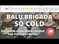 Balu Brigada - So Cold // Drum Cover With Sheet Music