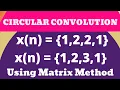 Circular Convolution DSP Using Matrix Method Mathspedia