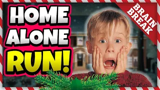 Home Alone Run Christmas Brain Break Winter Just Dance GoNoodle Inspired