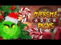DIY Jumbo Swirly Candy Cane Picks How to Whimsical Dr Seuss The Grinch Christmas Decor