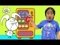 Lagu Ryan Pretend Play Vending Machine Snacks with EK Doodles!