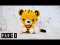 TIGER PART 1 HEAD BODY MUZZLE HOW TO CROCHET AMIGURUMI TUTORIAL