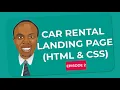 Responsive Car Rental Website Using HTML CSS and Javascript