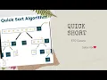 Quick sort in data structure in hindi 2022 RTC Rajput Tech Classes