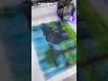 Color Printing on White 3D Relief Panel AI Wall Printer in Action