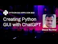 Creating Python GUI with ChatGPT - Bharat Muchhar PyGAC 2023