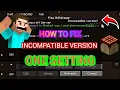 HOW TO FIX INCOMPATIBLE SERVER IN POJAV LANCHER REMOVE INCOMPREHENSIBLE VIRSION EASY