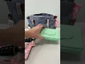 Packing up the cutest diaper bag set