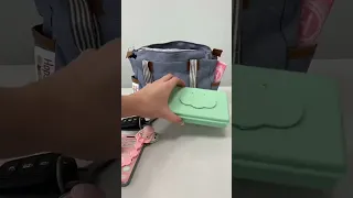 Packing up the cutest diaper bag set