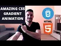 Amazing Background Gradient Animation With CSS HTML CSS Mini Project