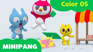 MiniPang Color Play | Colorful Balloons🎈 | Changing Colors After Eating Popcorn!