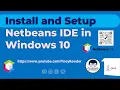 PinoyKowder How to Download Install and Setup Netbeans IDE in Windows 10 Tagalog