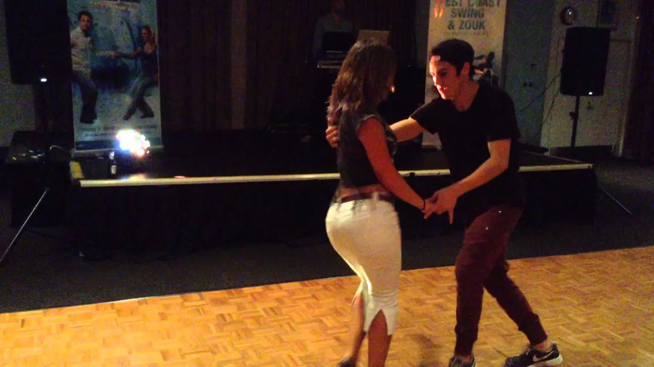 Zac & Xtine Swoukin at the Raw Con Dance Party 8.8.15