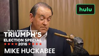 Triumph the Insult Comic Dog Mentors Mike Huckabee Triumph Hulu