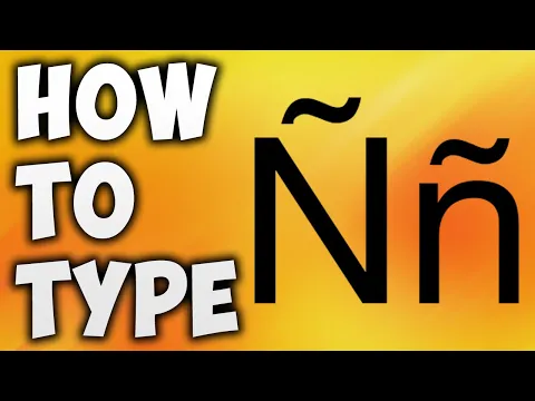 Download MP3 How to Type Ñ in Keyboard - Easiest Way To Write Enye ñ Without Numeric Keypad in Microsoft Word