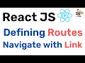 Defining and Using Routes Links for Navigation - React JS Hindi Coding Scenes