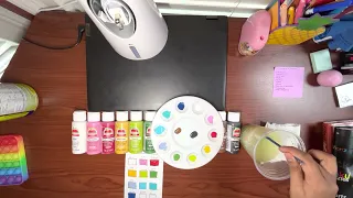 Testing Apple Barrel paint